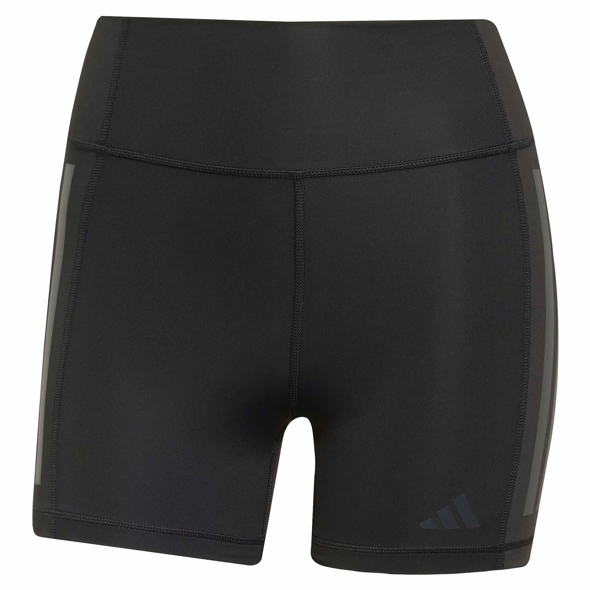 Women's Optime 3-Stripes 1/4 4 Inch Bike Shorts skin friendly Beginner Level Seamless Design
