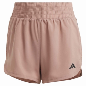 Modern Aesthetic Secure Zipper Closure Women's Pacer Training 3-Stripes Woven High-Rise 5 Inch Shorts