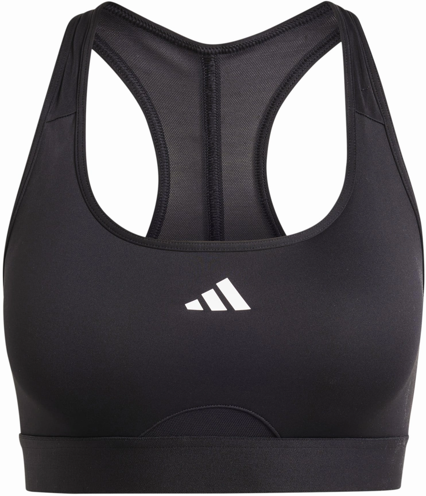 Women's PowerReact Training Medium Support Sports Bra Crossback seams