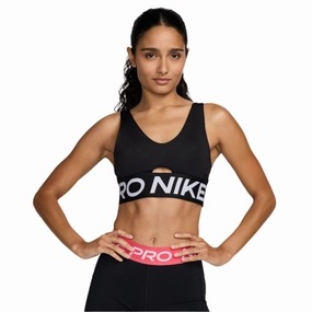 Non slip grip Women's Pro Indy Plunge Medium-Support Padded Sports Bra
