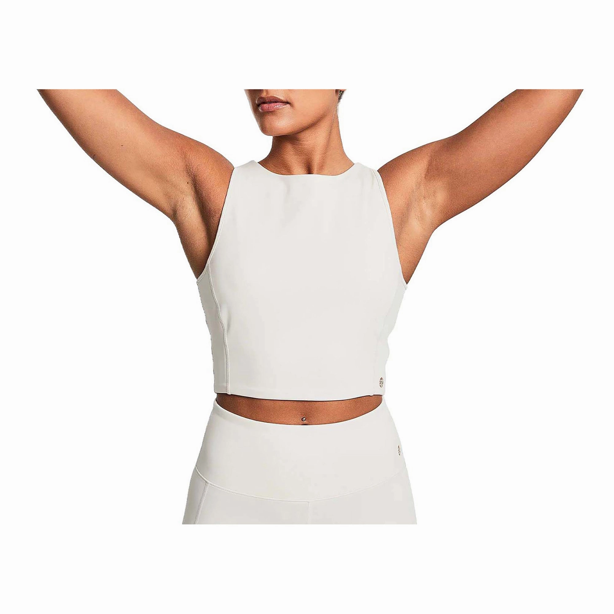 Satin Women's Reforma High Neck Longline Crop