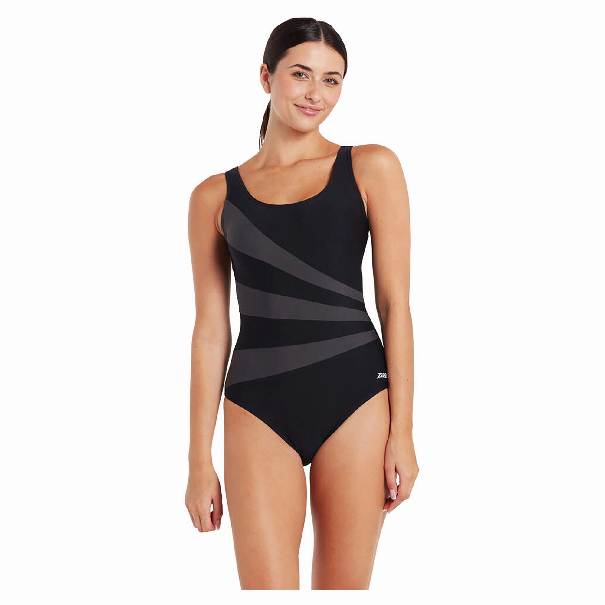 Women's Sandon Adjustable Scoopback One Piece Swimsuit Durable-Quality Shade Enhanced Collar