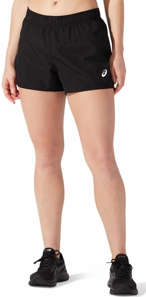 Women's Silver 4 Inch Shorts Eco Certified Dye Moisture Wicking Fabric