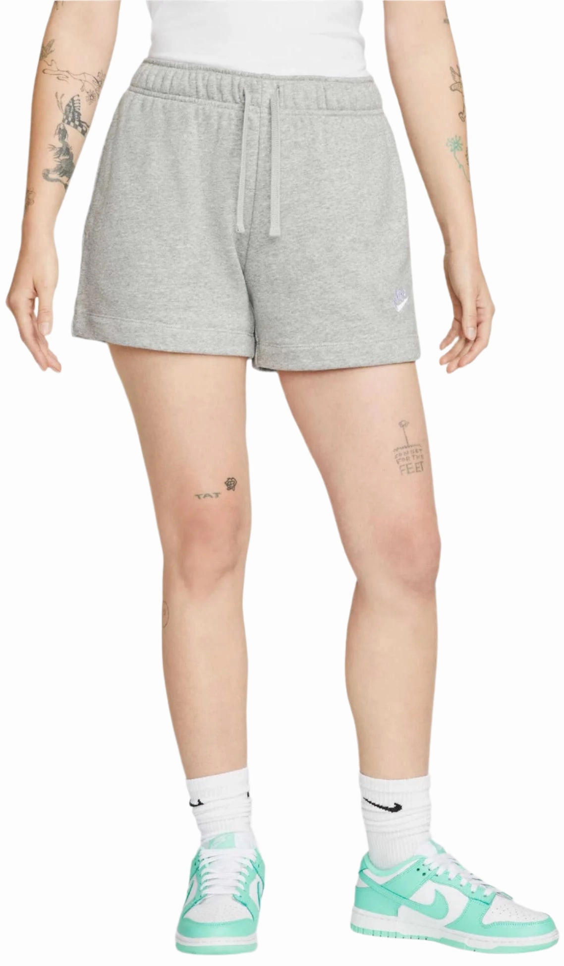 Women's Sportswear Club Fleece Mid-Rise Shorts outdoor concert style