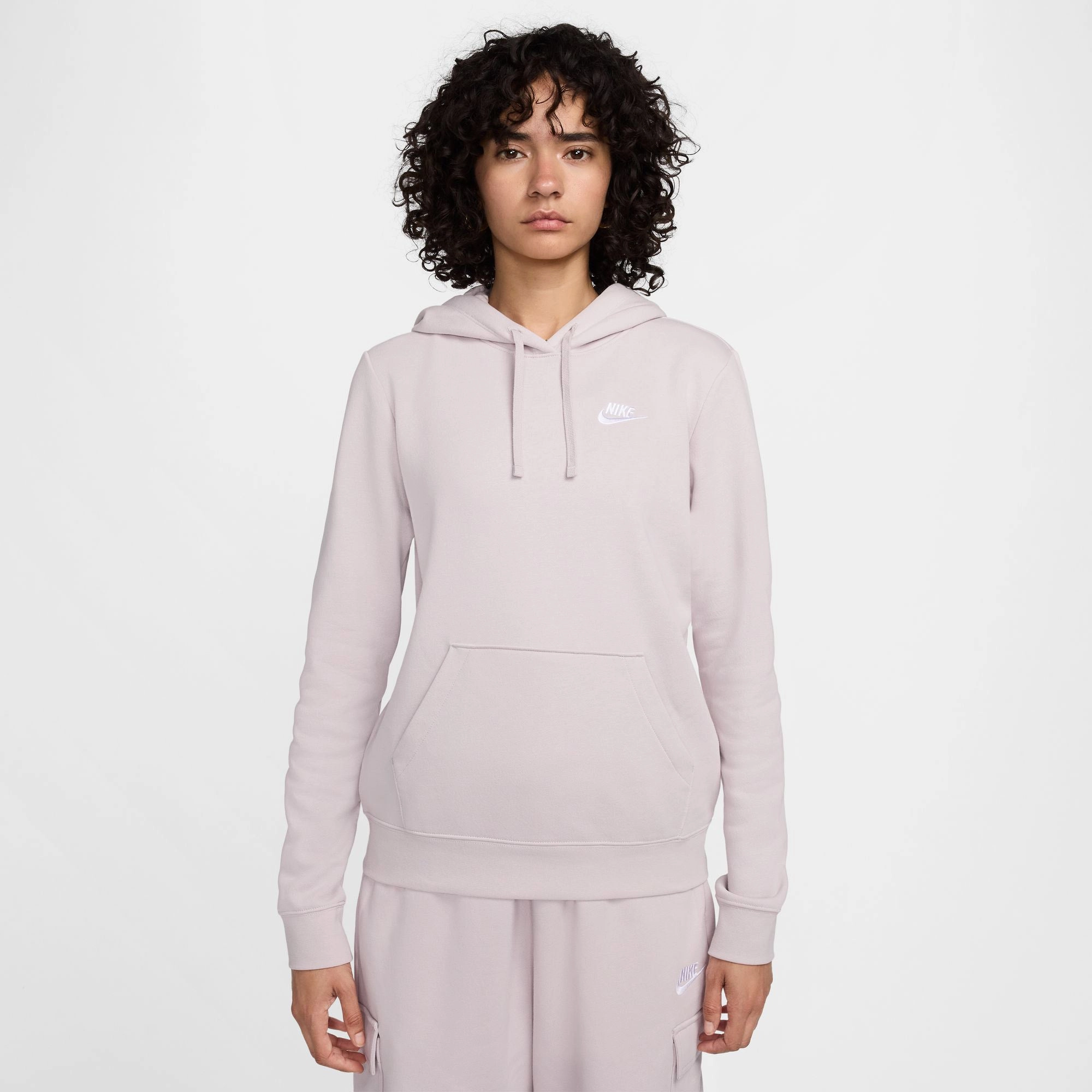 V neck Tech Wear Women's Sportswear Club Fleece Pullover Hoodie