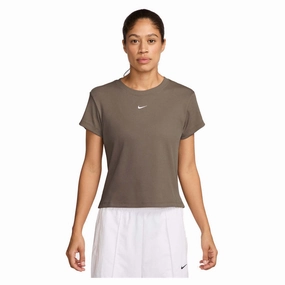 Women's Sportswear Tight Ribbed Short Sleeve T-Shirt Sustainable production Durable Knit Structure
