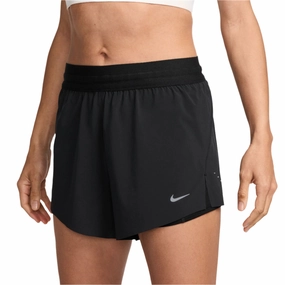 Effortless Wear Odor Control Technology Women's Swift Dri-FIT Mid-Rise 2-in-1 Running Shorts