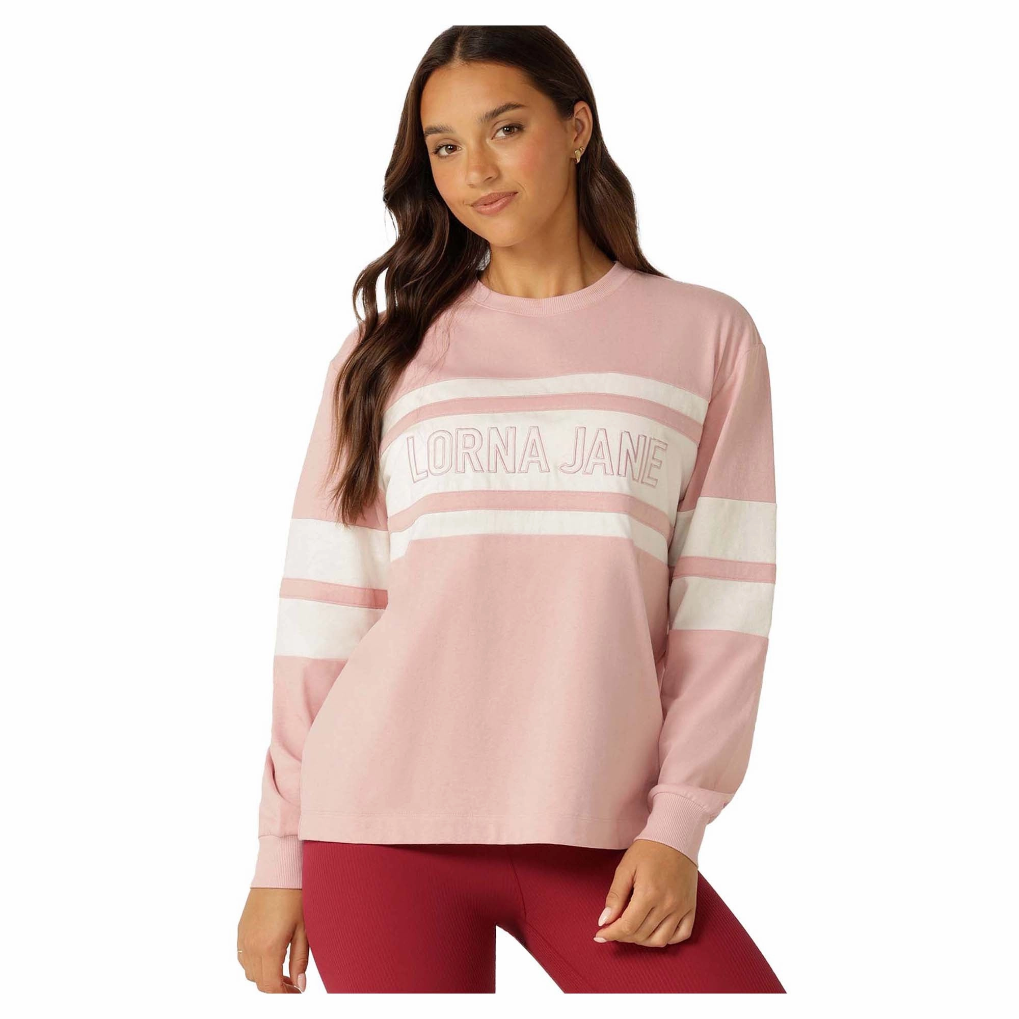 Women's Trackside Long Sleeve T-Shirt Curved Hem Work efficiency