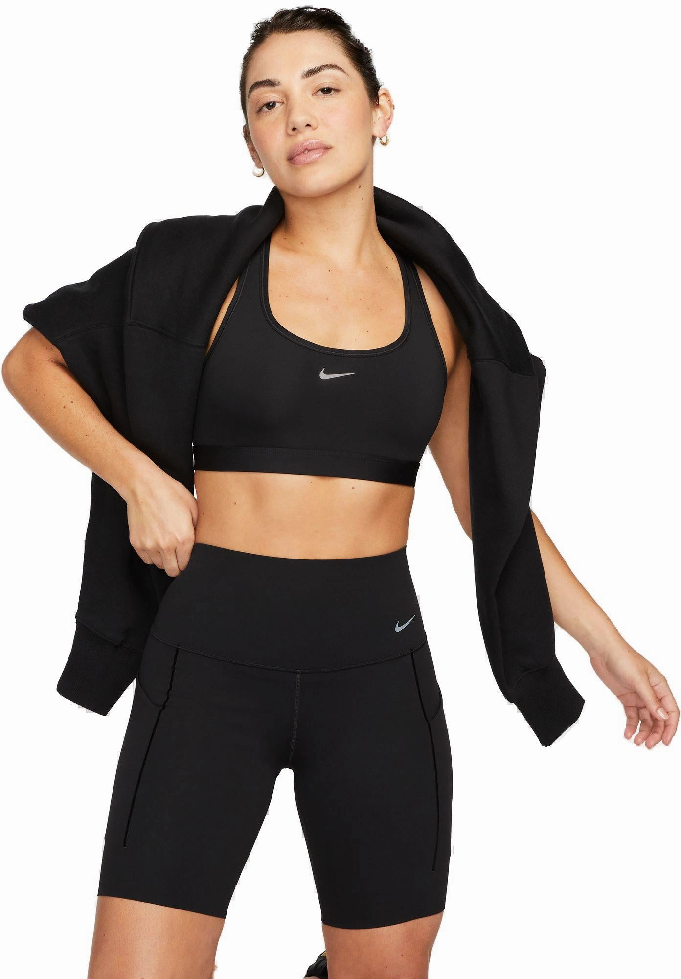 On-The-Go Style Women's Universa High-Waisted 8 Inch Bike Shorts