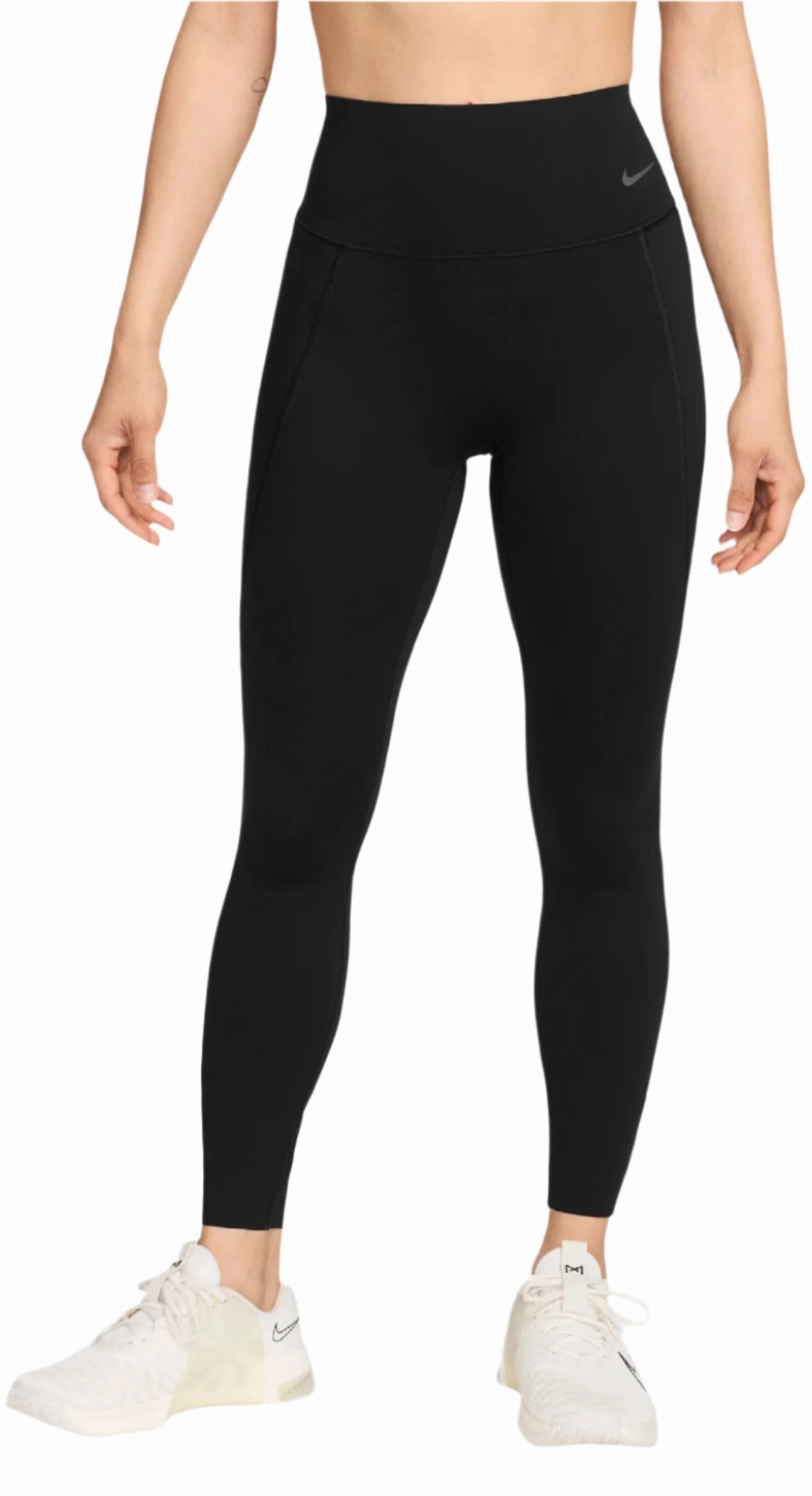 Layered Paneling Women's Universa Medium-Support High-Waisted 7/8 Leggings