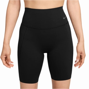 Women's Universa Medium-Support High-Waisted 8" Biker Shorts Double Needle Stitching energetic look