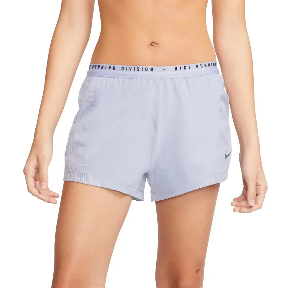 Womens Nike Dri-FIT Run Division Tempo Luxe Short - Purple MatteFinishTexture
