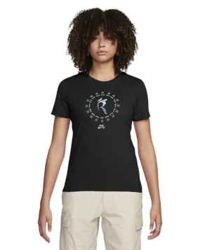 WaterRepellent Coating Comfortable Pants Women's Nike SB X Rayssa Leal Tee - Black