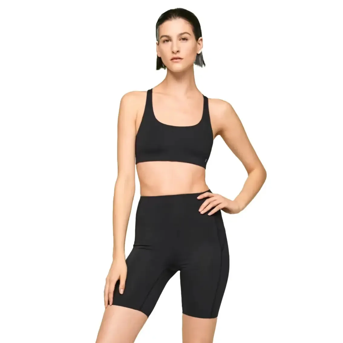 Versatile Hat Warm Vest Womens ON Running Movement Bra - Black