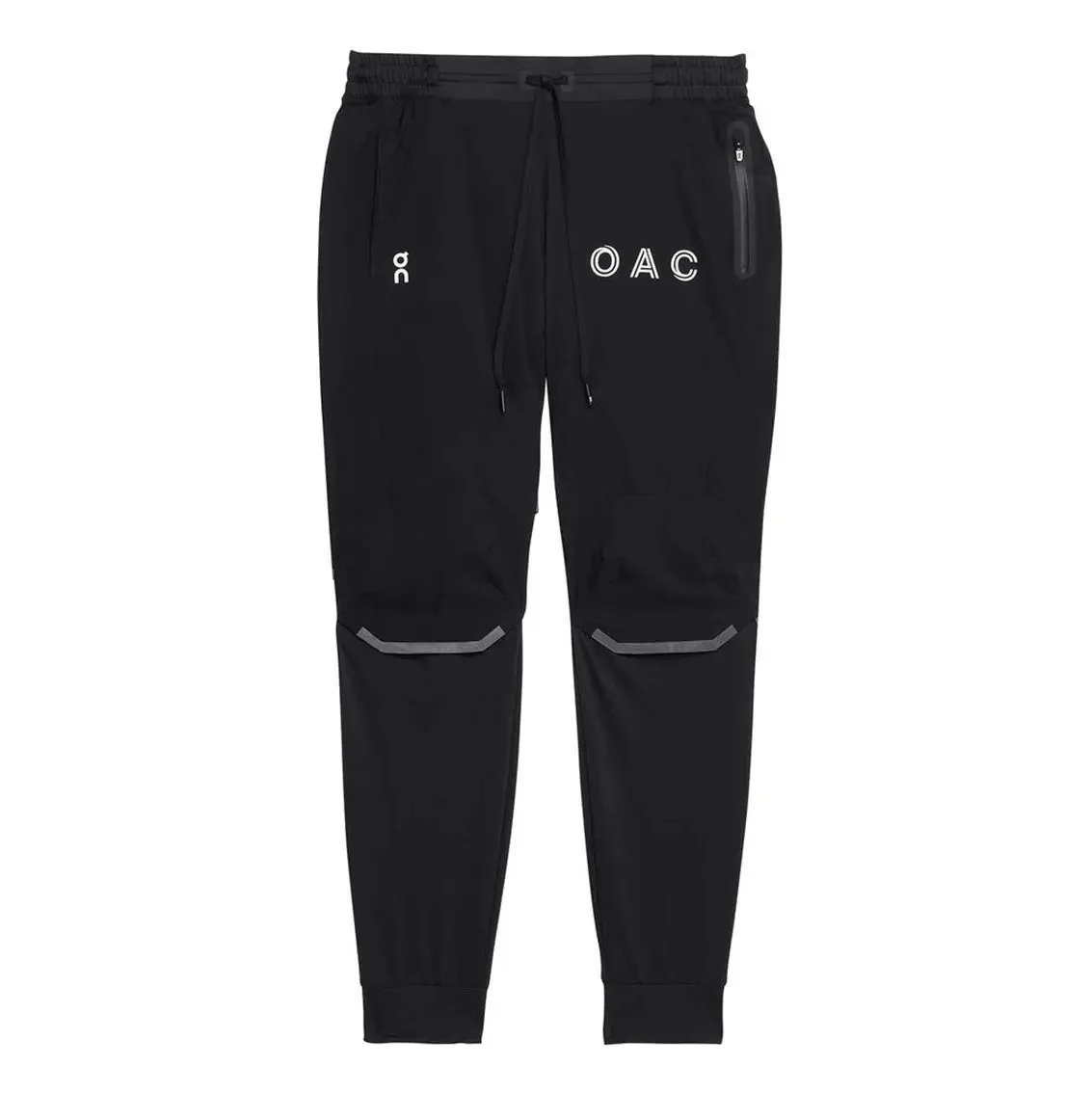 Womens On Running OAC Running Pants - Black Strong Glow