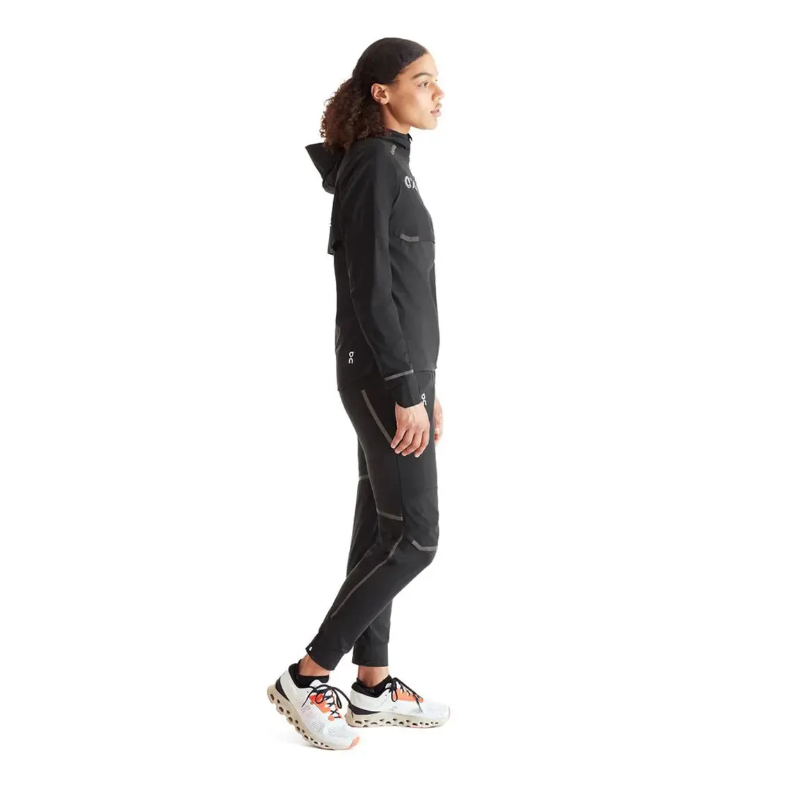 Womens On Running OAC Running Pants - Black Seasonal Fashion Foldable Hem