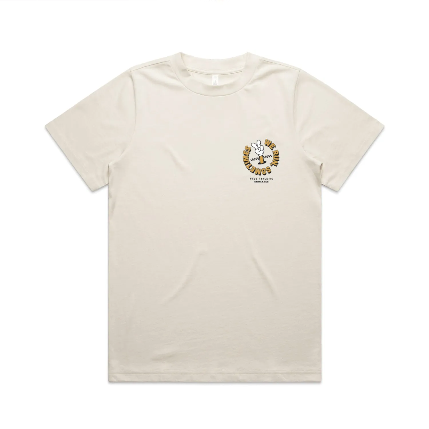 City Soul Womens Pace Athletic Run Sometimes Tee