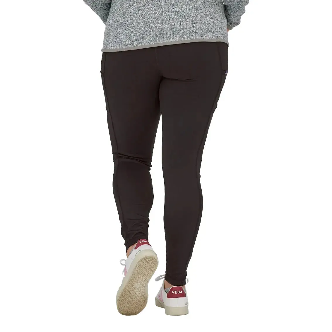 Womens Patagonia Pack Out Tights - Black Rich Tone