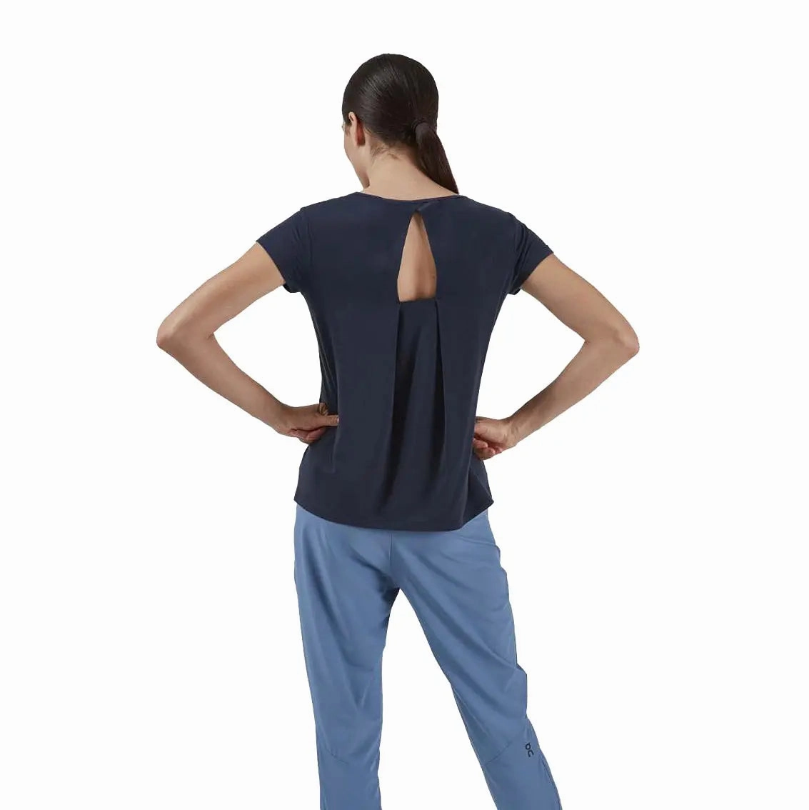 Anti Pilling Treatment Relaxed Comfort Look Womens On Running Active-T Breathe - Navy