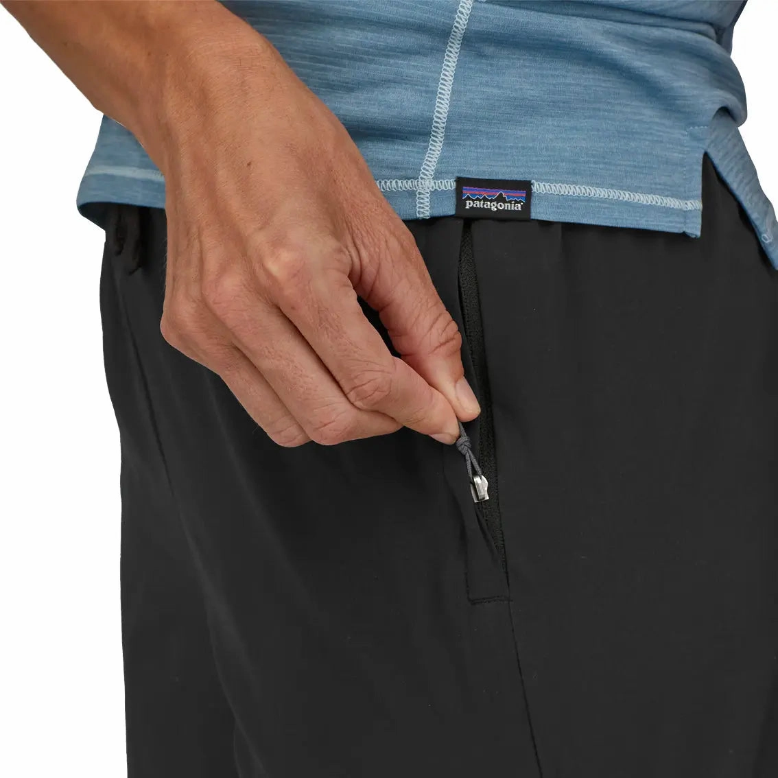 Double Layered Reinforcement Secure Pocket Zippers Womens Patagonia Multi Trails 5.5 Inch Shorts