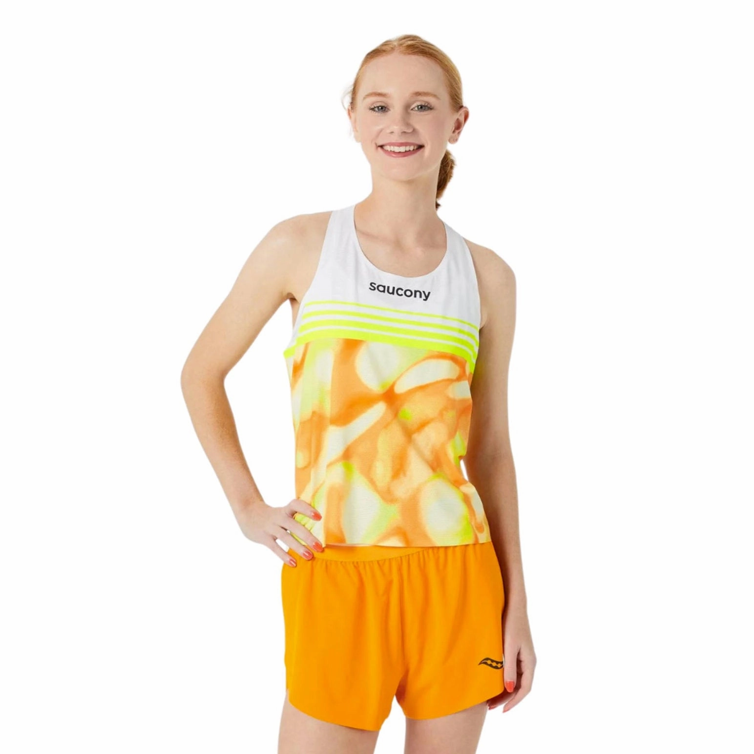 Womens Saucony Endorphin Singlet Trendy Comfort Wear Outdoor Comfort Style