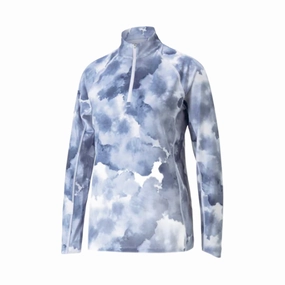 Puma - Women's YouV Cloud 1/4 Zip (539034 01) UV protection coating