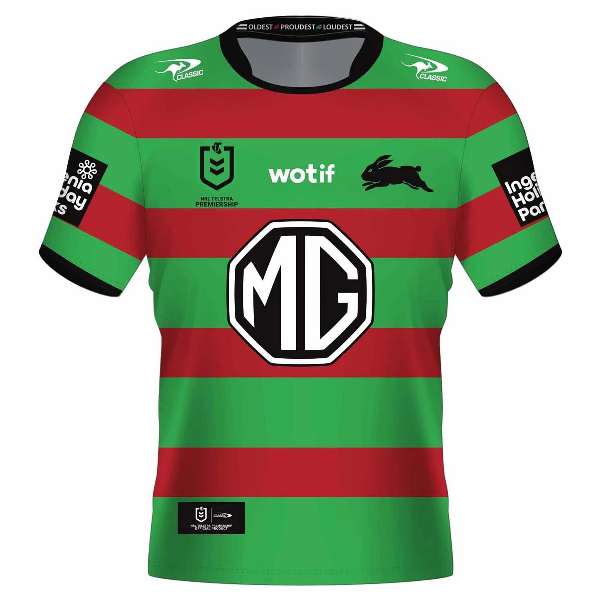 Boost Fit Pulse Fit Men's NRL South Sydney Rabbitohs 2024 Home Jersey