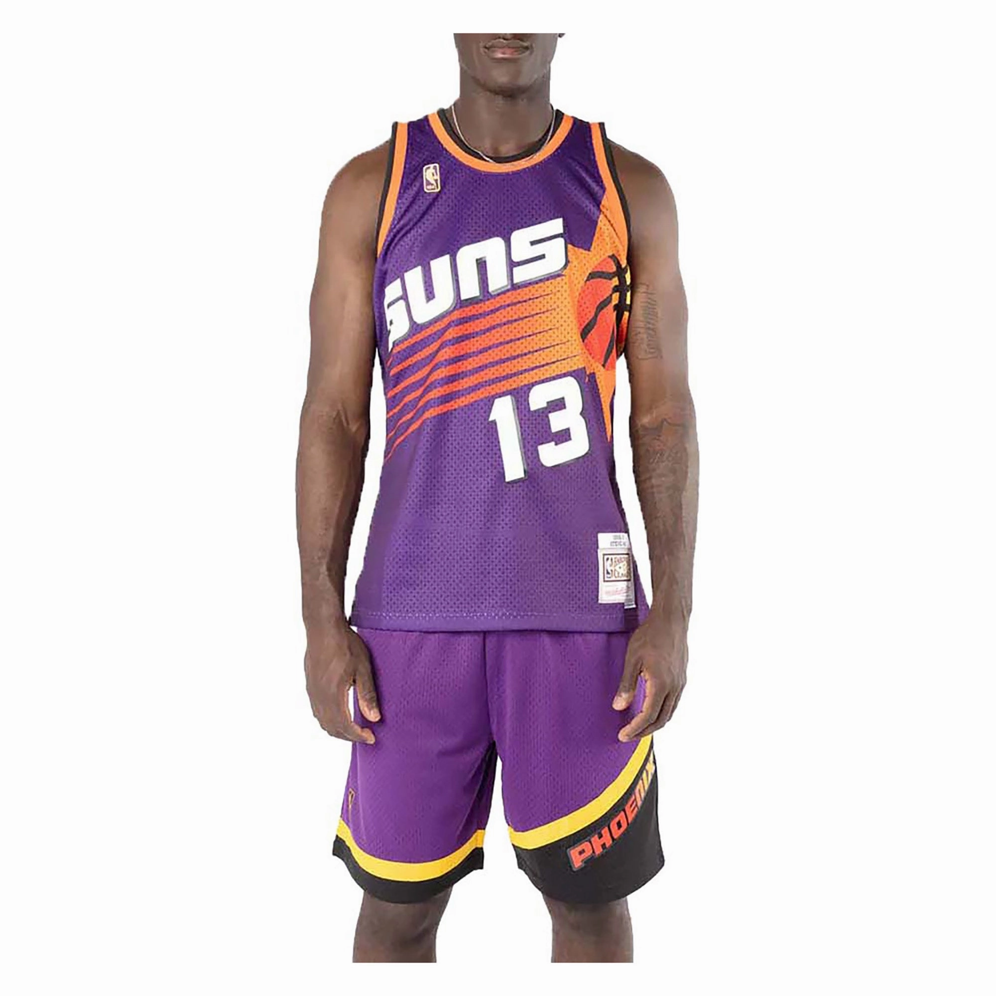 Men's Phoenix Suns Steve Nash 96-97 Road Swingman Jersey Bold Graphics