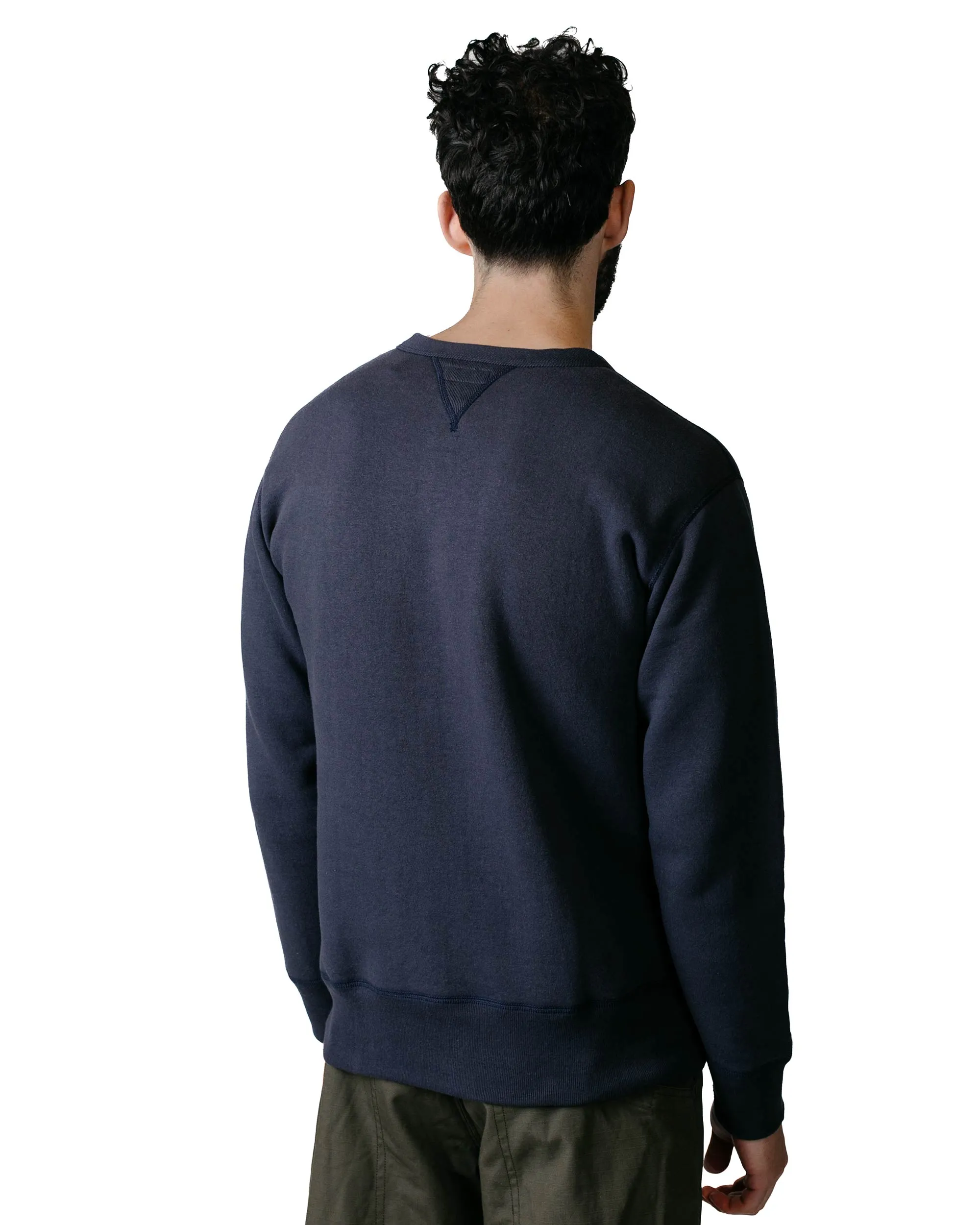 Lounge Wear The Real McCoy??s MC13111 Sweatshirt / Loop Wheel Navy