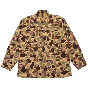Plaid Design The Real McCoy's MJ21013 Beo Gam Camouflage Shirt Beige