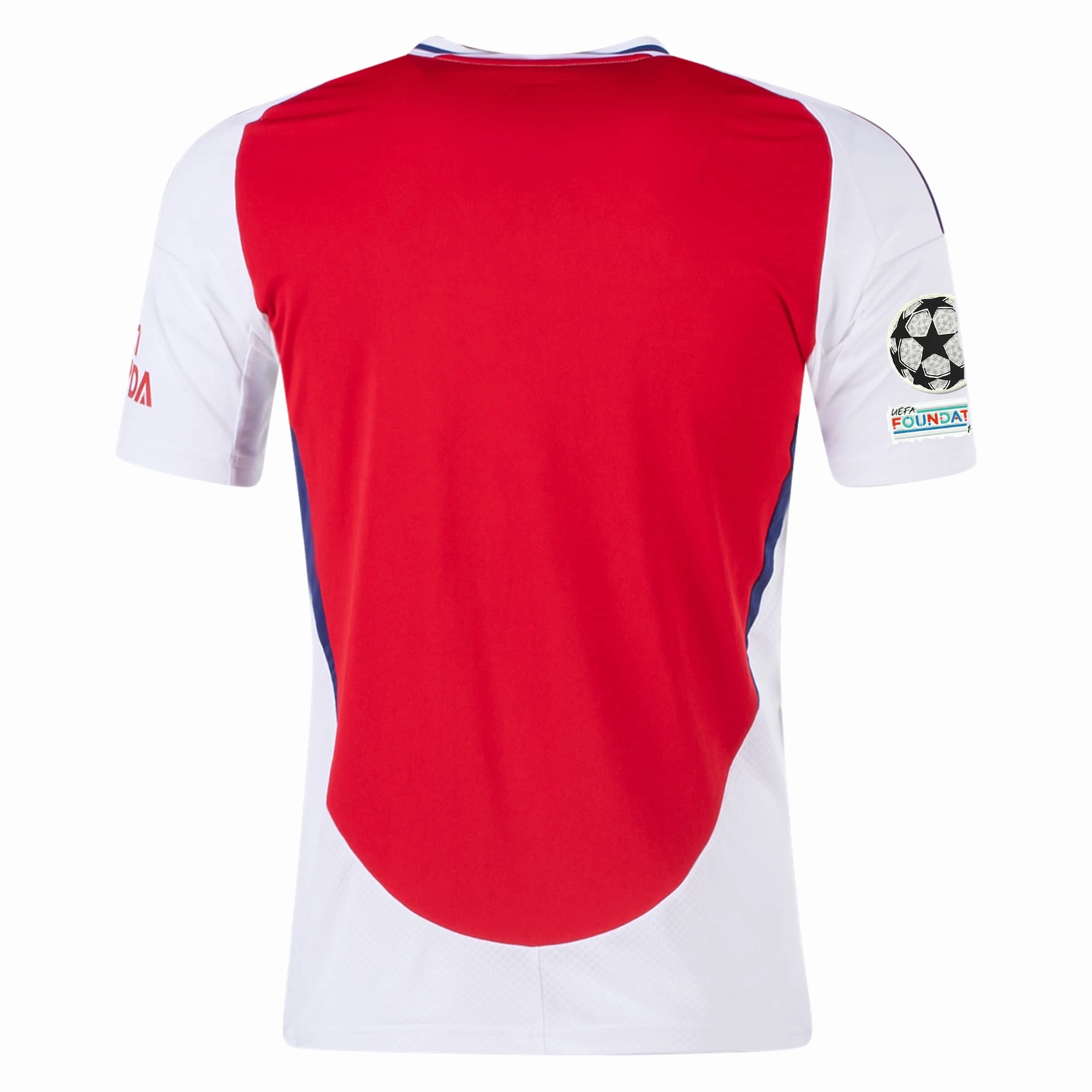 Street Fashion Stretch Flex Panels adidas Arsenal Home Jersey w/ Champions League Patches 24/25 (Better Scarlet/White)