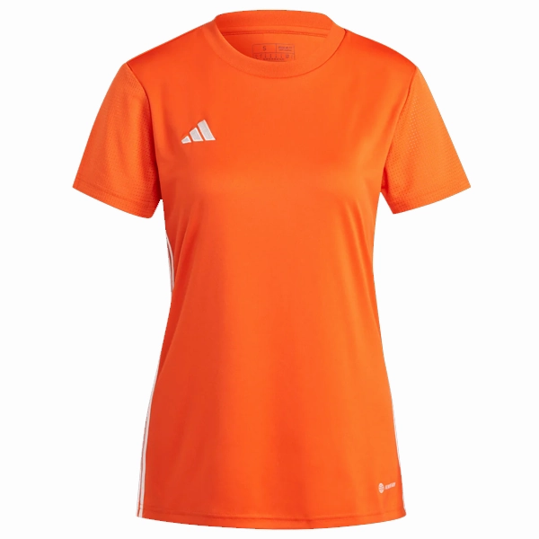 Quick Repair Yarn Anti Fade Technology adidas Womens Tablea 23 Jersey (Orange/White)