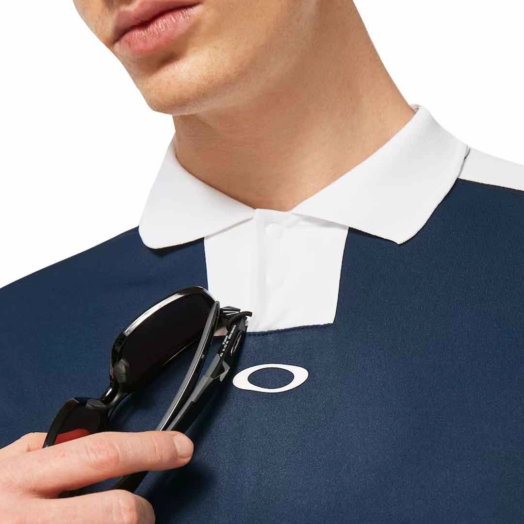Oakley - Men's UV Sunsleeve Polo (FOA403756 6LE) Eco Friendly Fibers Durable Performance