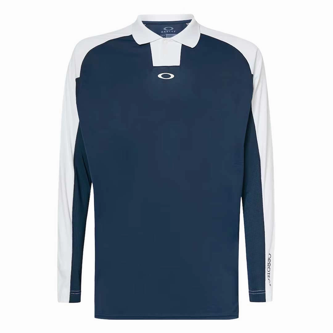 Oakley - Men's UV Sunsleeve Polo (FOA403756 6LE) Soft Inner Lining Dry Performance