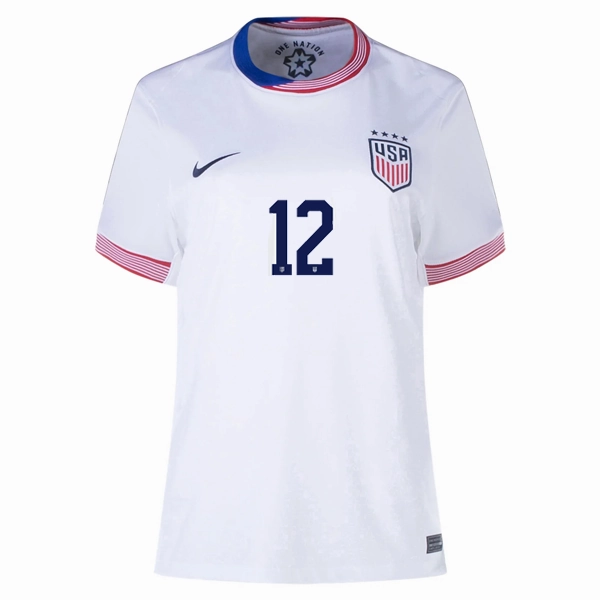 Nike Womens United States Alana Simone Cook Home Jersey 24/25 (White) Quick Release Tag