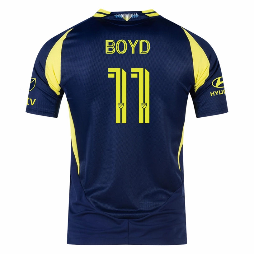 adidas Nashville Authentic Tyler Boyd Away Jersey w/ MLS   Apple TV 25/26 (Tena Blue) Odor Resistant Finish
