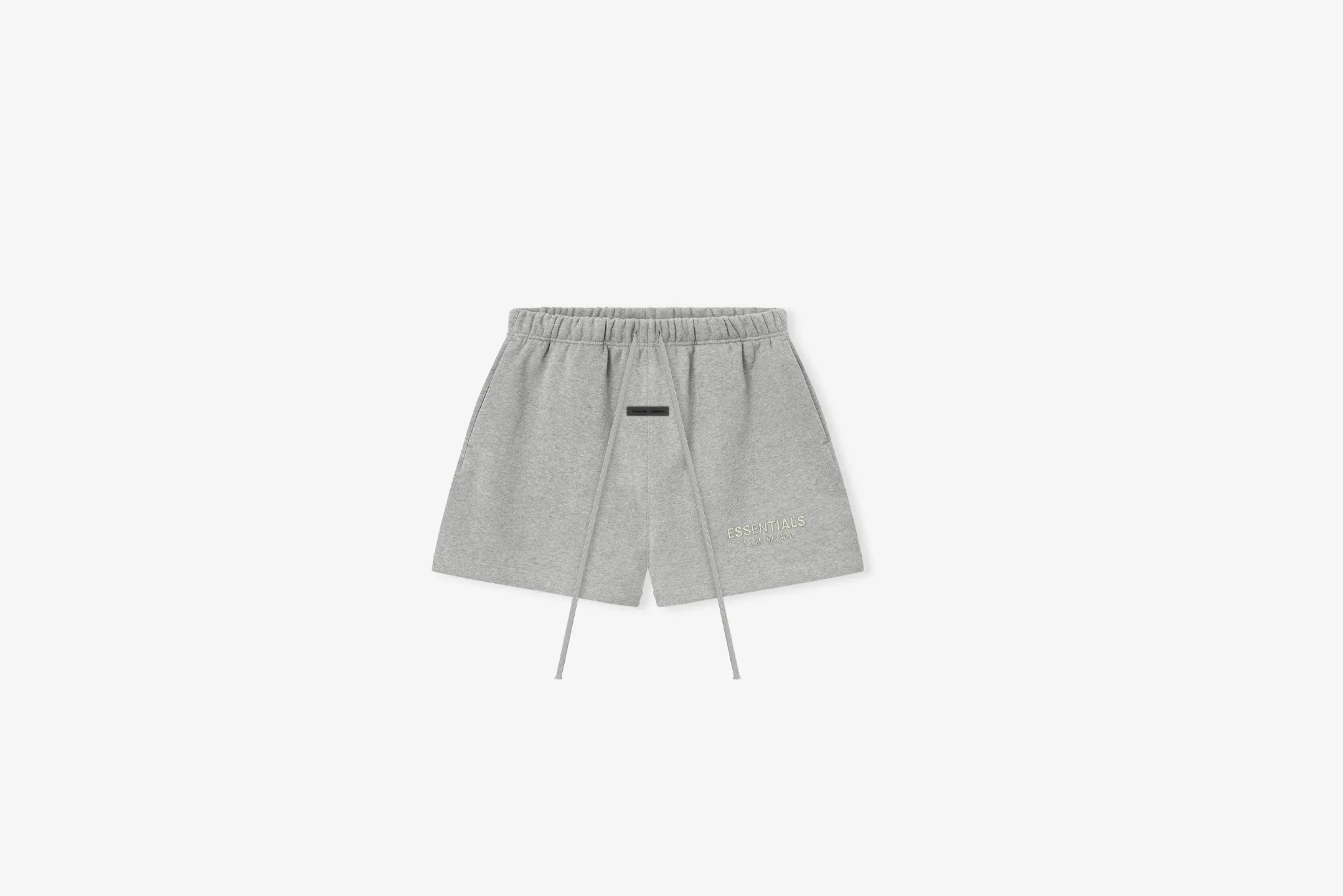 Fear of God Essentials "Core Fleece Short" W - Concrete Heather Minimalist Style
