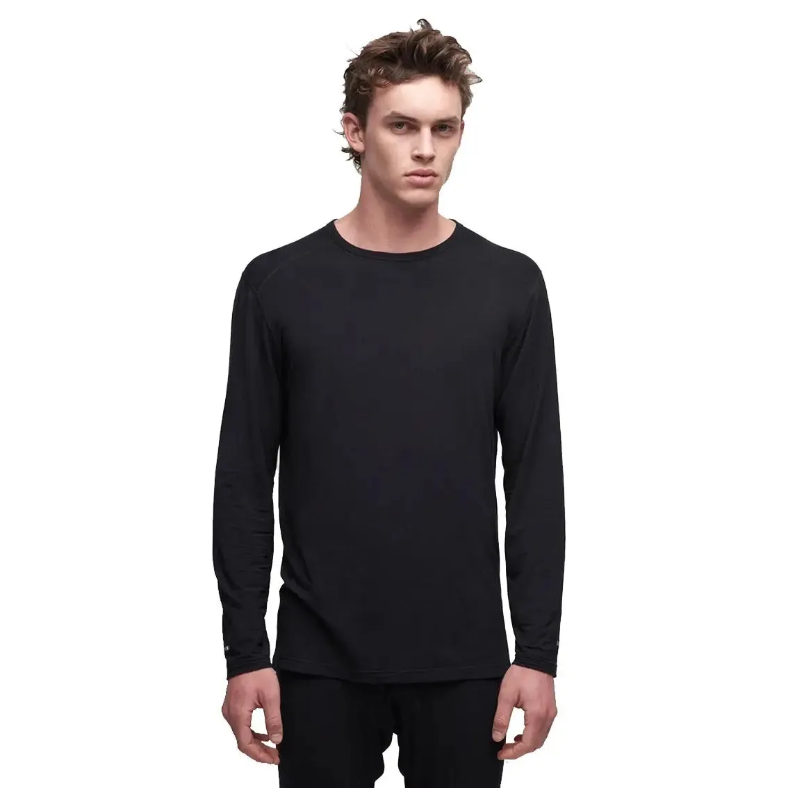 Comfortable Coat Mens Le Bent 200 Weight Thermal Top - Black