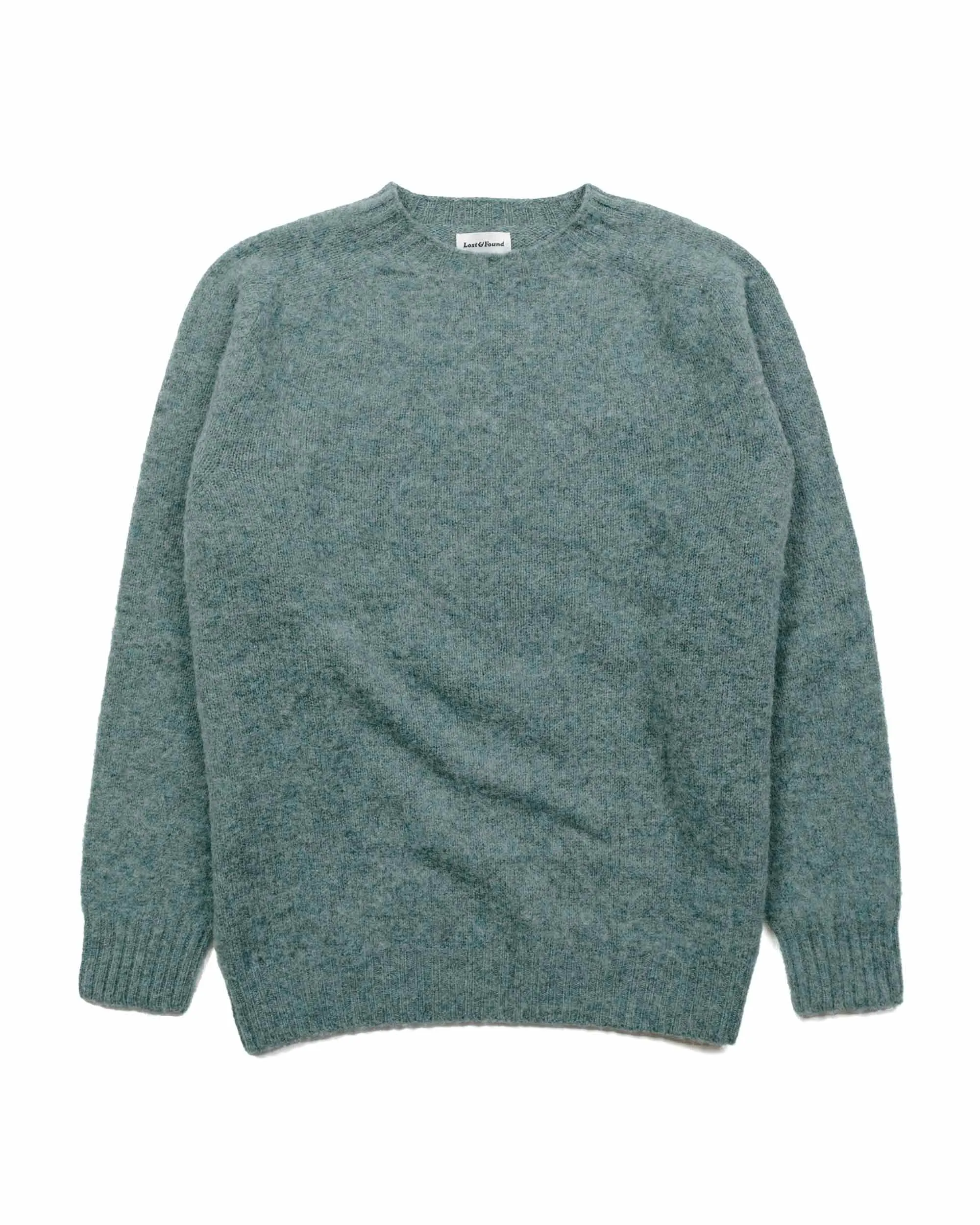 Lost & Found Shaggy Sweater Graphite Green Shrink resistant Stylish