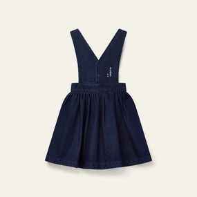 Match Quick Timeless Comfort Wynken Annka Pinafore Denim, Rinse Wash
