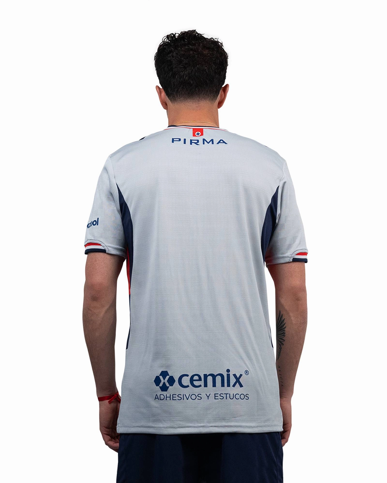 Balanced Fit Pirma Men's Cruz Azul Away Jersey 25/26 (Grey)