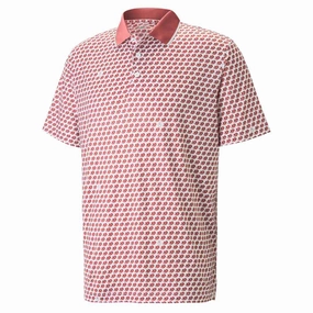 Smooth Surface Finish Match Look Puma - Men's Mattr Love/H8 Golf Polo (538971 03)