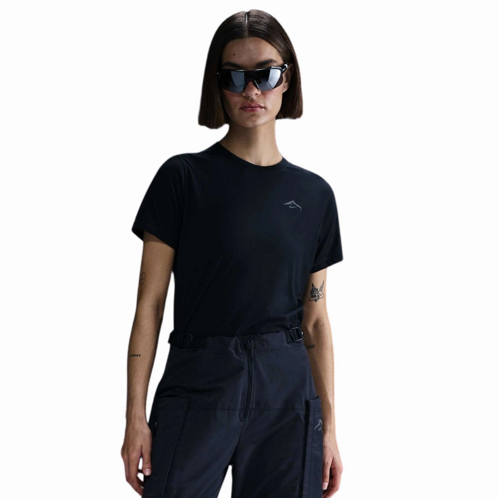 Timeless Look Wear Soft Wearable Womens Nike Trail Dri-FIT Short-Sleeve Running Top