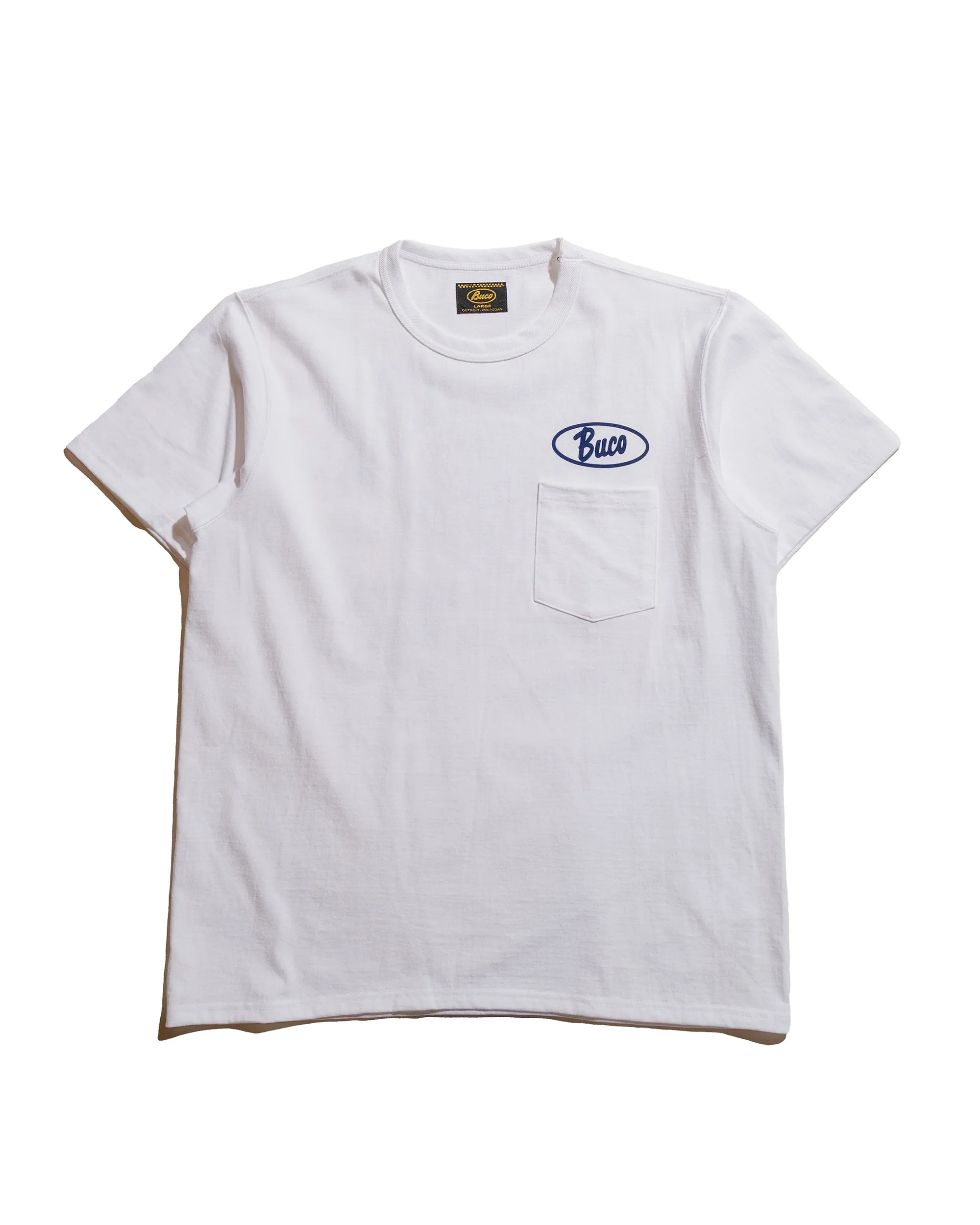 The Real McCoy's BC25005 Buco Tee / Enthusiast White V neck