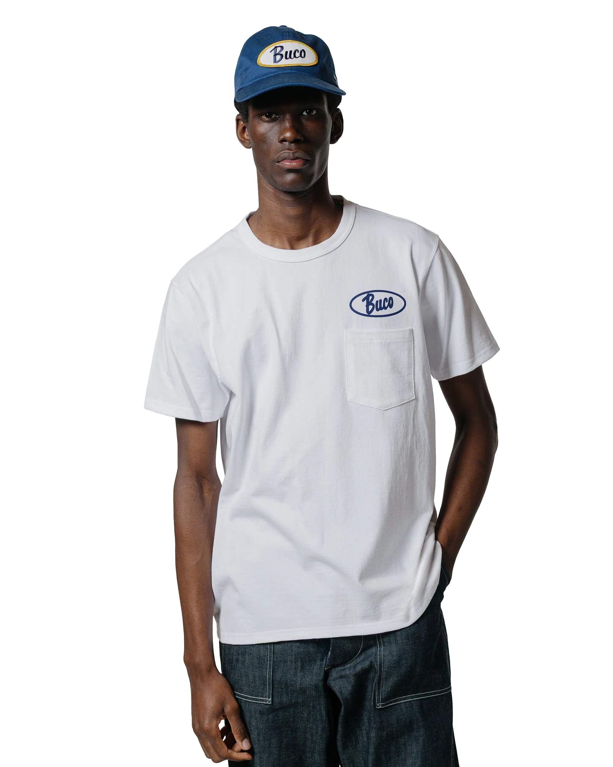 The Real McCoy's BC25005 Buco Tee / Enthusiast White Teenager coolness Lint Resistant Surface