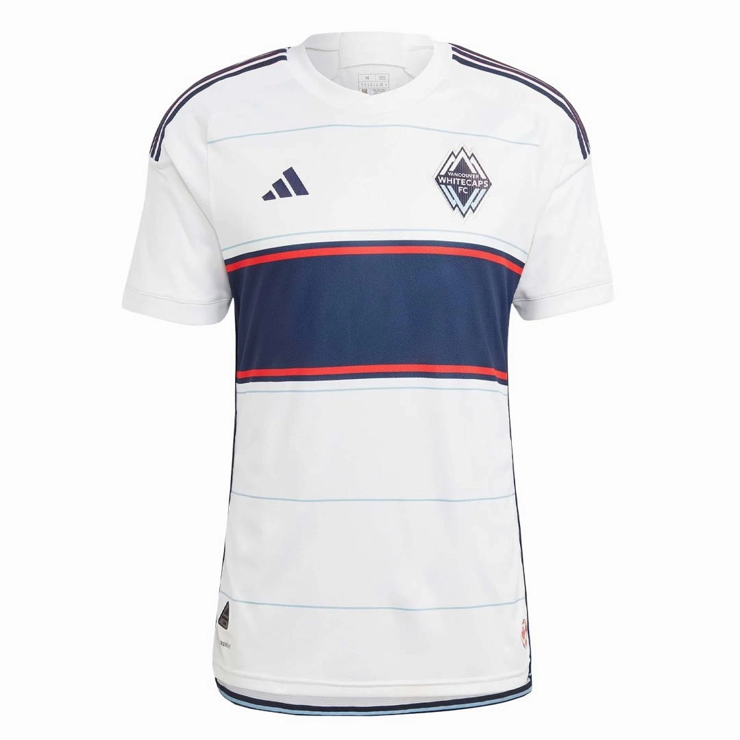 Water Repellent Finish adidas - Men's Vancouver Whitecaps FC Home Authentic Jersey (HI1854)