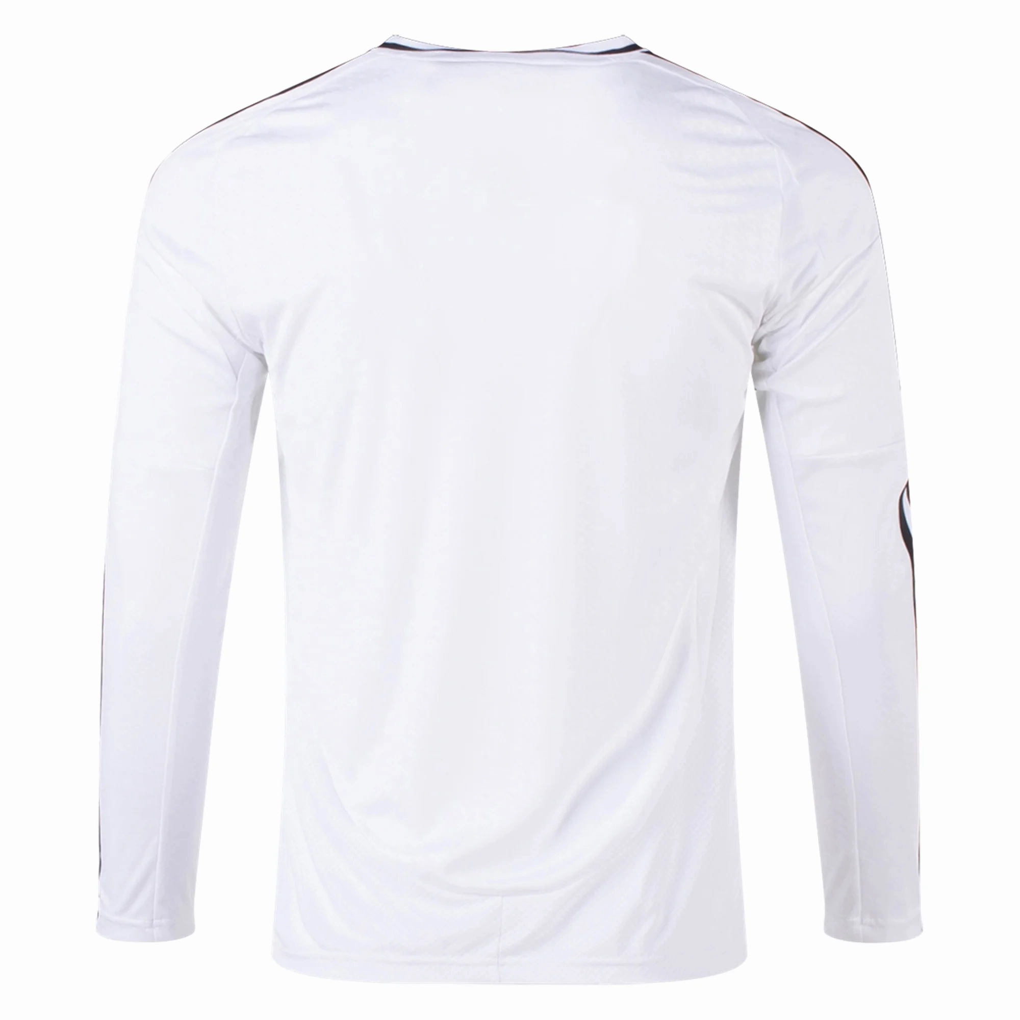 adidas Real Madrid Long Sleeve Home Jersey 24/25 (White) Slub Yarn Texture